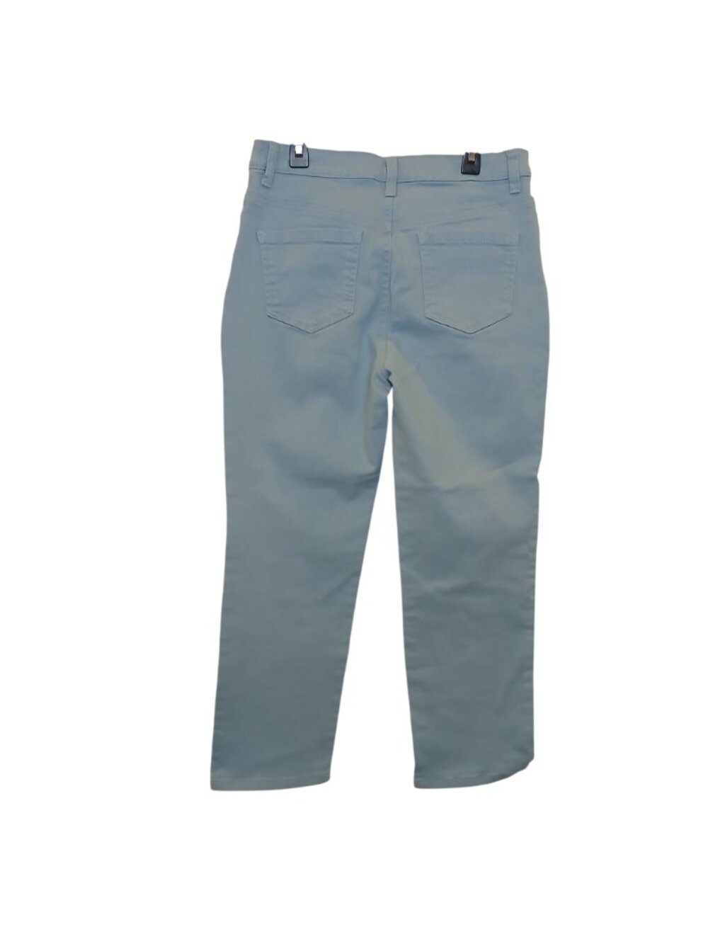 Gloria Vanderbilt Amanda Petite 8P Light Blue Stretch Straight Leg Jeans #I-12 - Picture 7 of 9